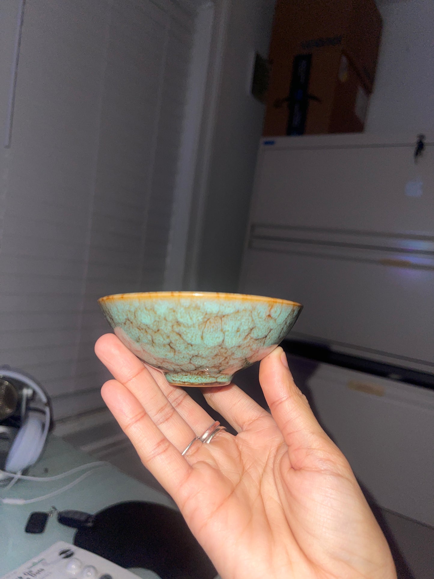 Handmade Green Trinket Dish