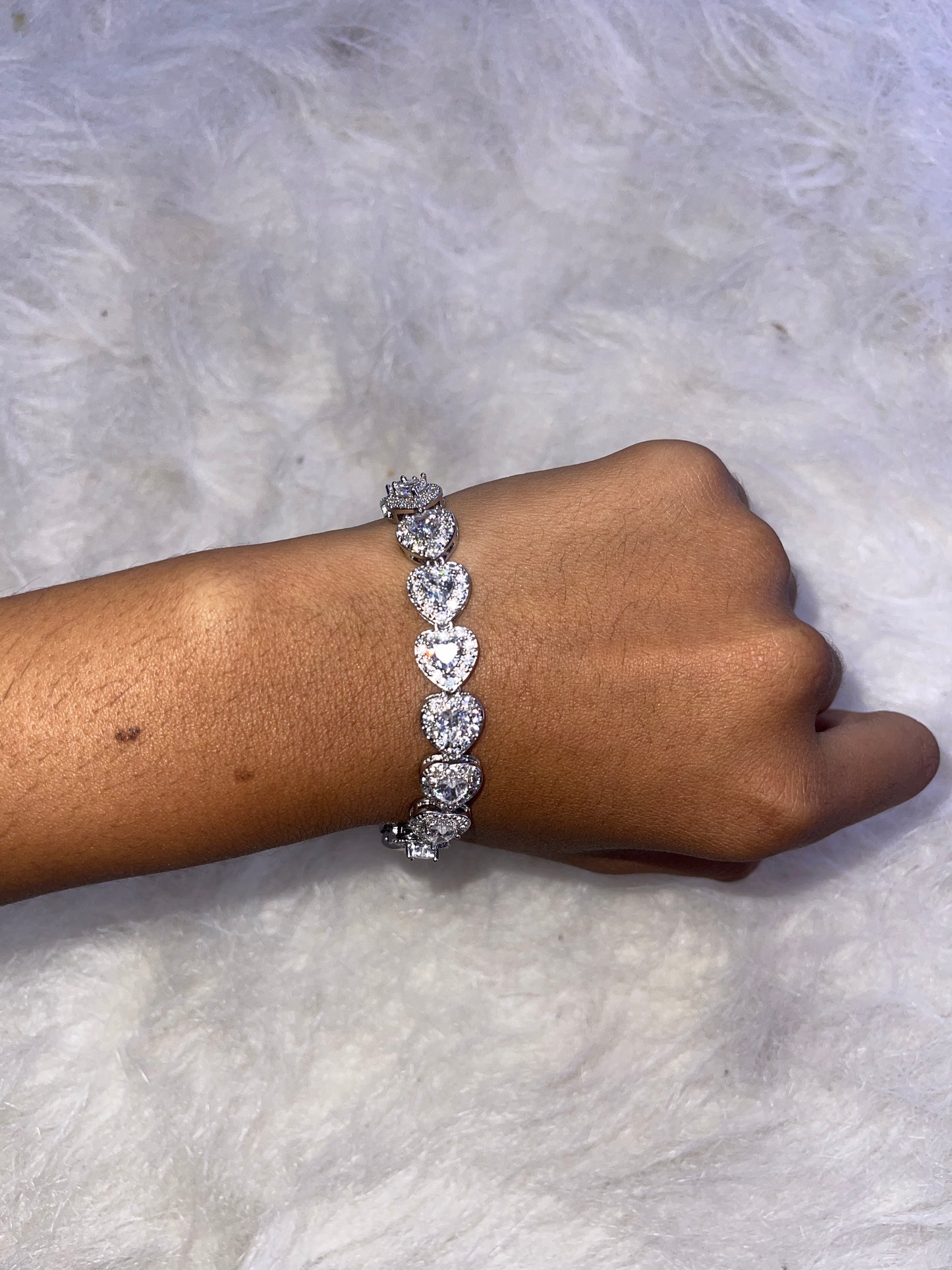 Silver Heart Bracelet