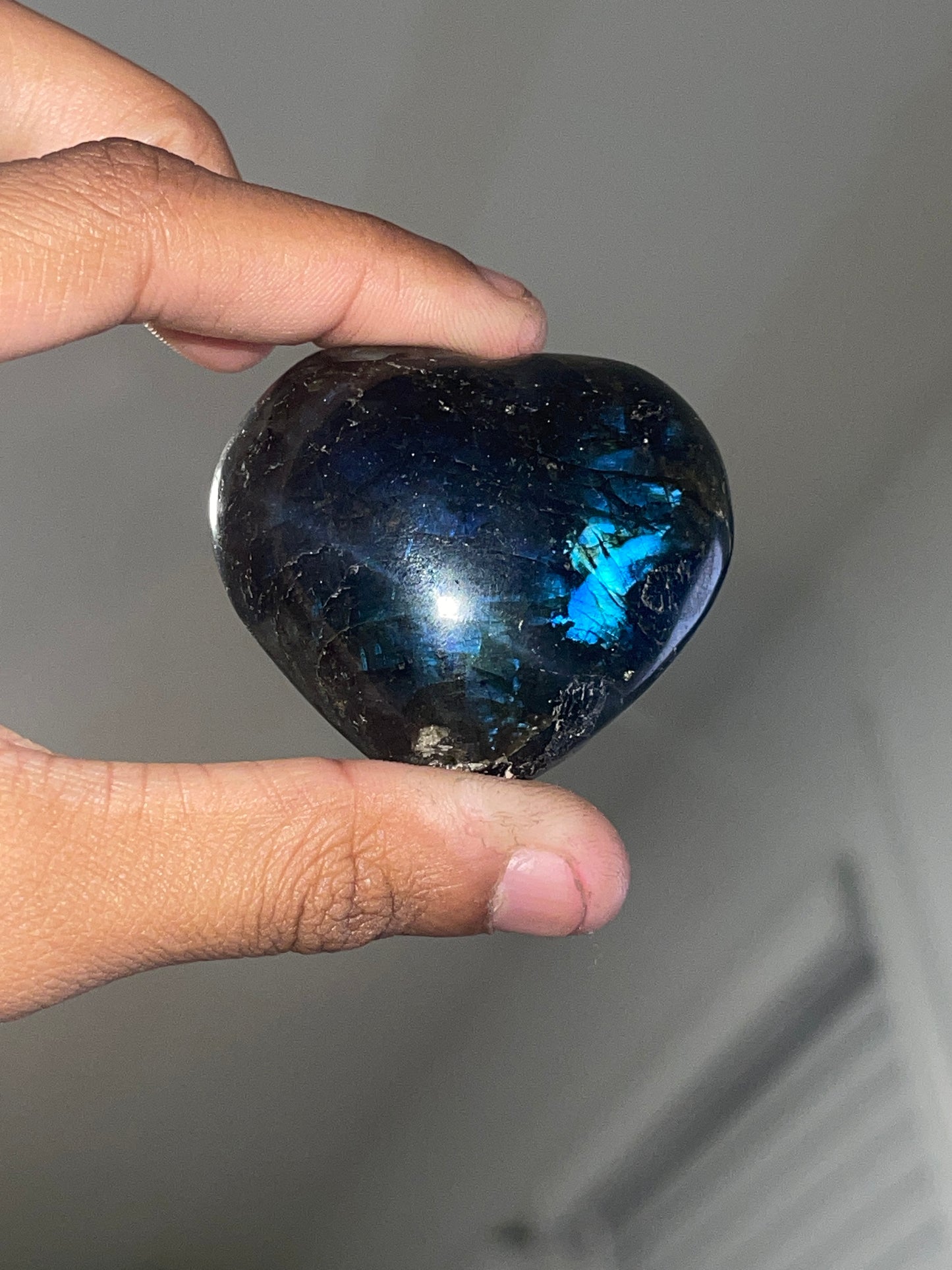 Heart Labaradorite