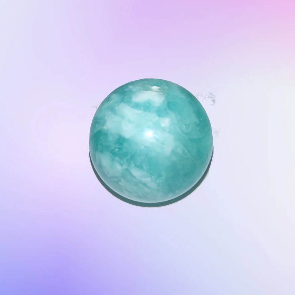 Green Flourite Sphere