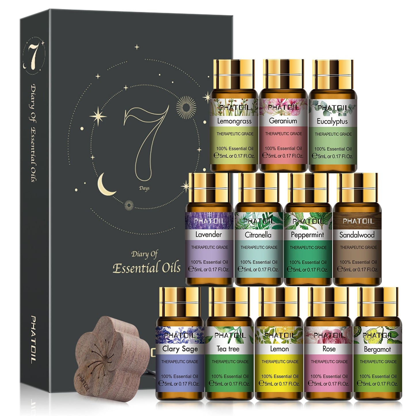 Aromatherapy Essential Oils 12pc Set